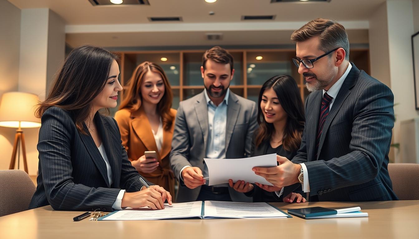 Real estate ownership transfer documents and closing confirmation